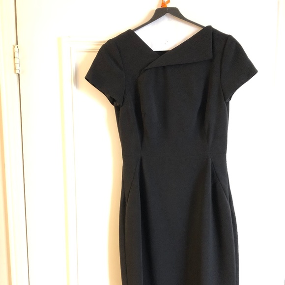 LK Bennett Black Mid-Length Dress US 6 - Picture 5 of 5